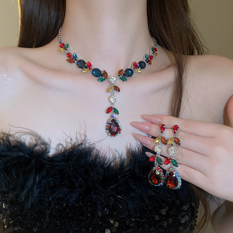 Leaf Zircon Set