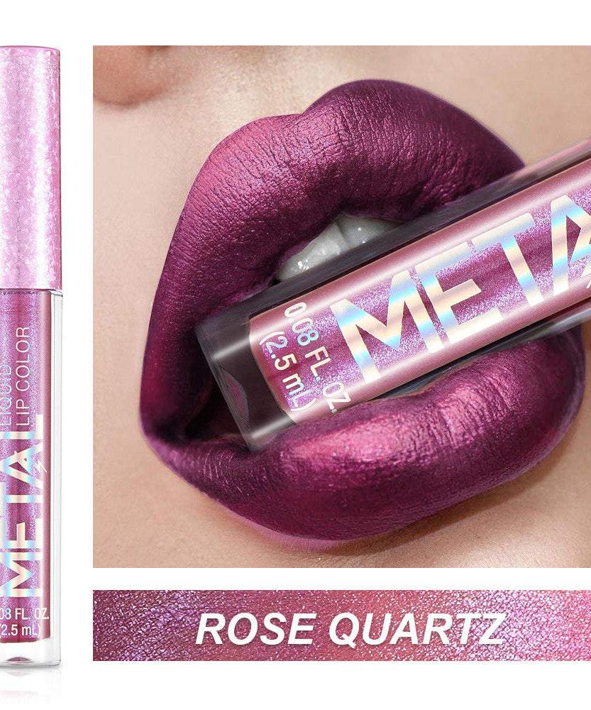 Metallic lip gloss
