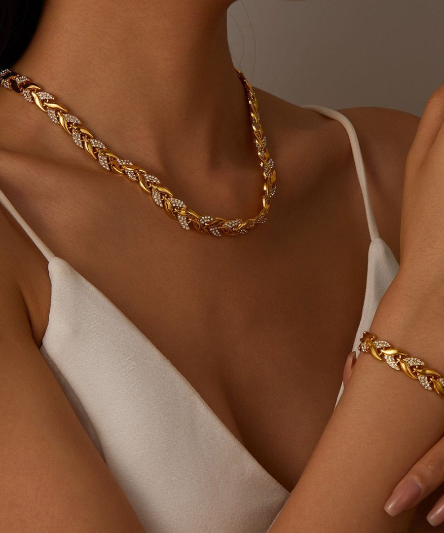 Diamond-encrusted Set