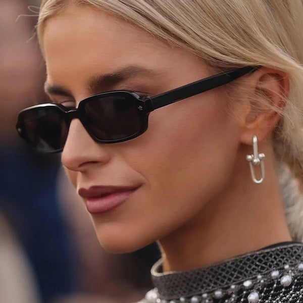 Fashion Vintage Small Frame Oval Sunglasses Woman Retro Sun Glasses Female Square Eyewear Men Designer Outdoor Glasses UV400