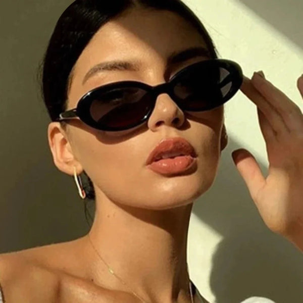 Small Oval Women's Sunglasses 2026 Fashion Leopard Brown Sun Glasses Female Retro Colorful Shade Eyeglass Очки Солнцезащитные