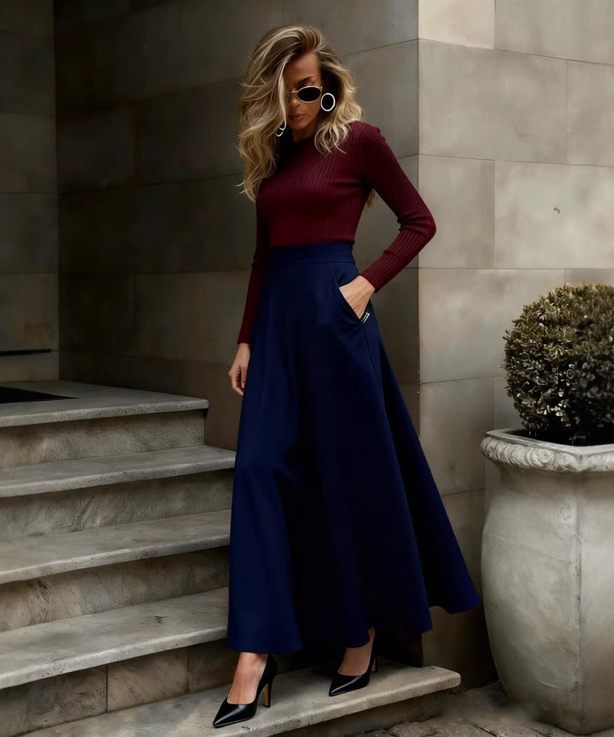 Velvet Flow Skirt