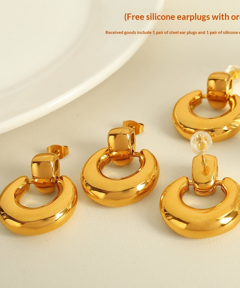 Retro High-end Earrings Set