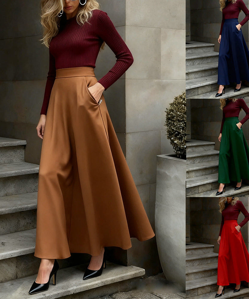 Velvet Flow Skirt