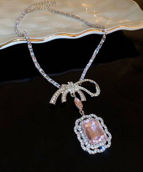 Zircon Square Bow Set
